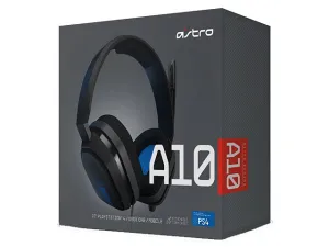 New Astro A10 Over-Ear Wired Gaming Headset for PS4™ - Grey & Blue, box has slight damage! Retails $70 