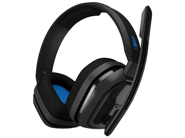 New Astro A10 Over-Ear Wired Gaming Headset for PS4™ - Grey & Blue, box has slight damage! Retails $70 