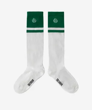 OBER Golf Color Block Knee Socks - Green