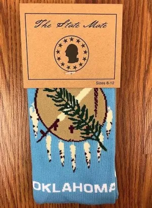 Oklahoma State Flag Socks