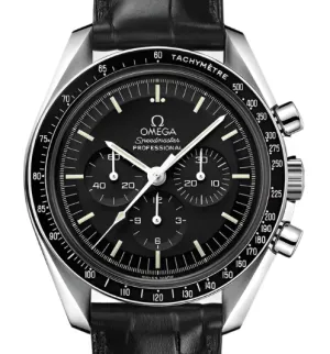 Omega 311.33.42.30.01.002 Speedmaster Moonwatch on Leather Strap