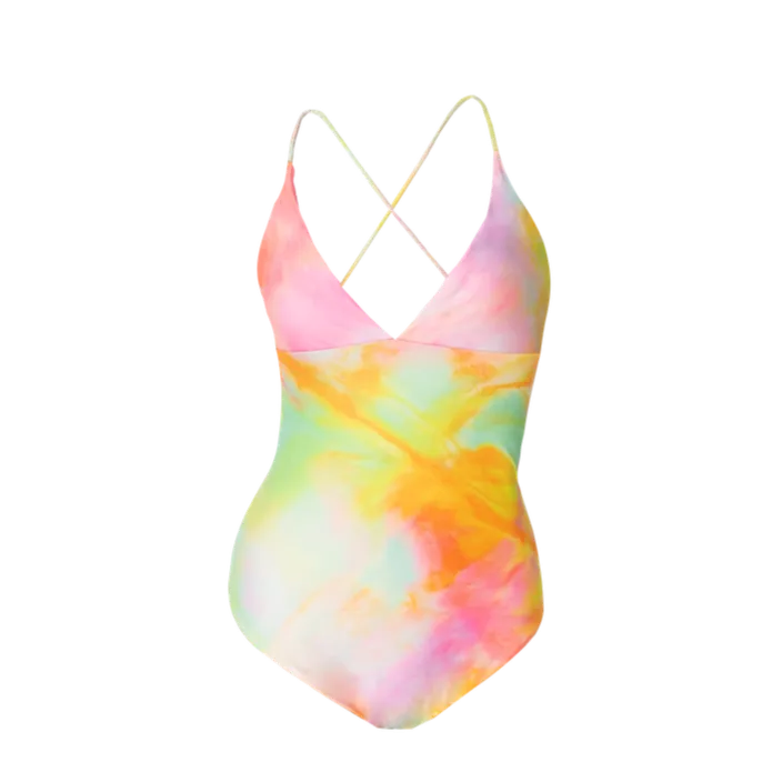 One Piece Swimsuit V-neck