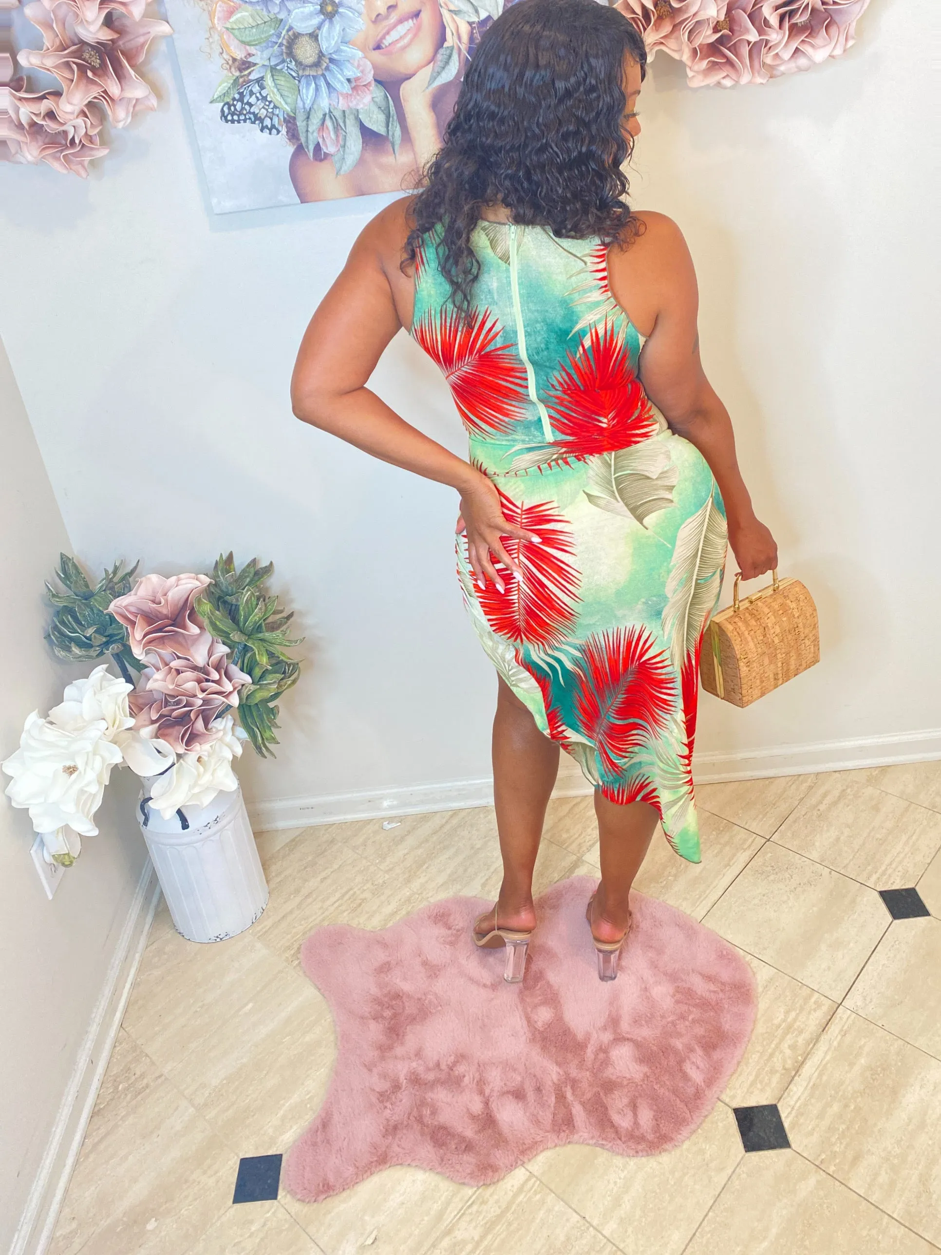 One SMALL LEFT ! Pretty by the Pool Tropical Set “ TwoPiece Set‼️