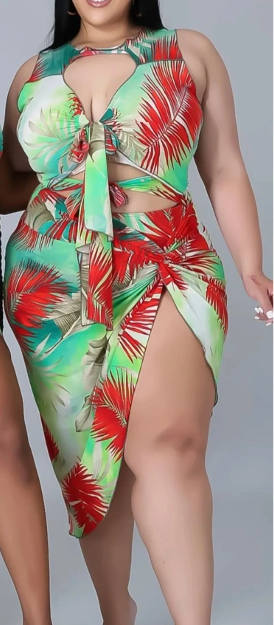 One SMALL LEFT ! Pretty by the Pool Tropical Set “ TwoPiece Set‼️