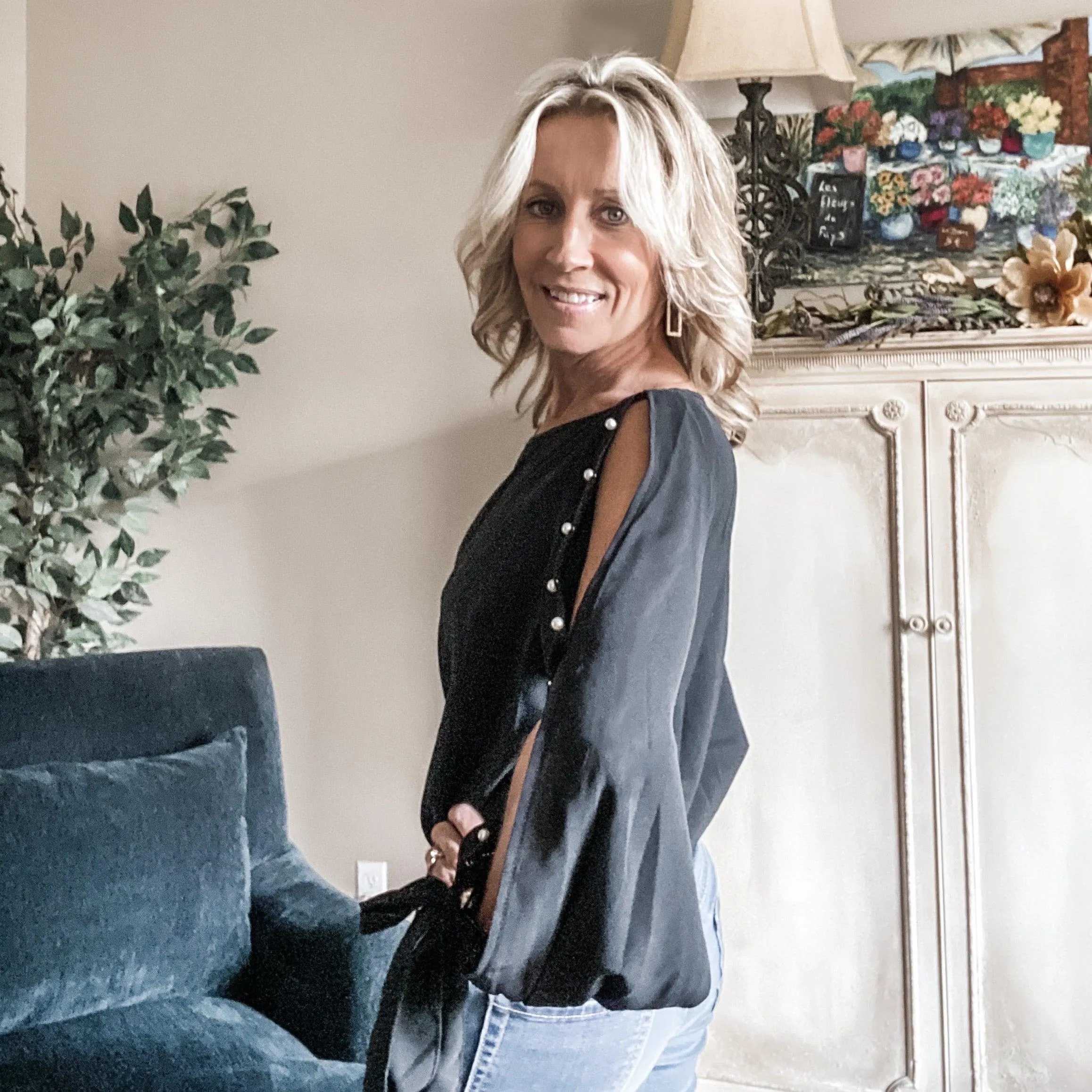 Open Sleeve Top
