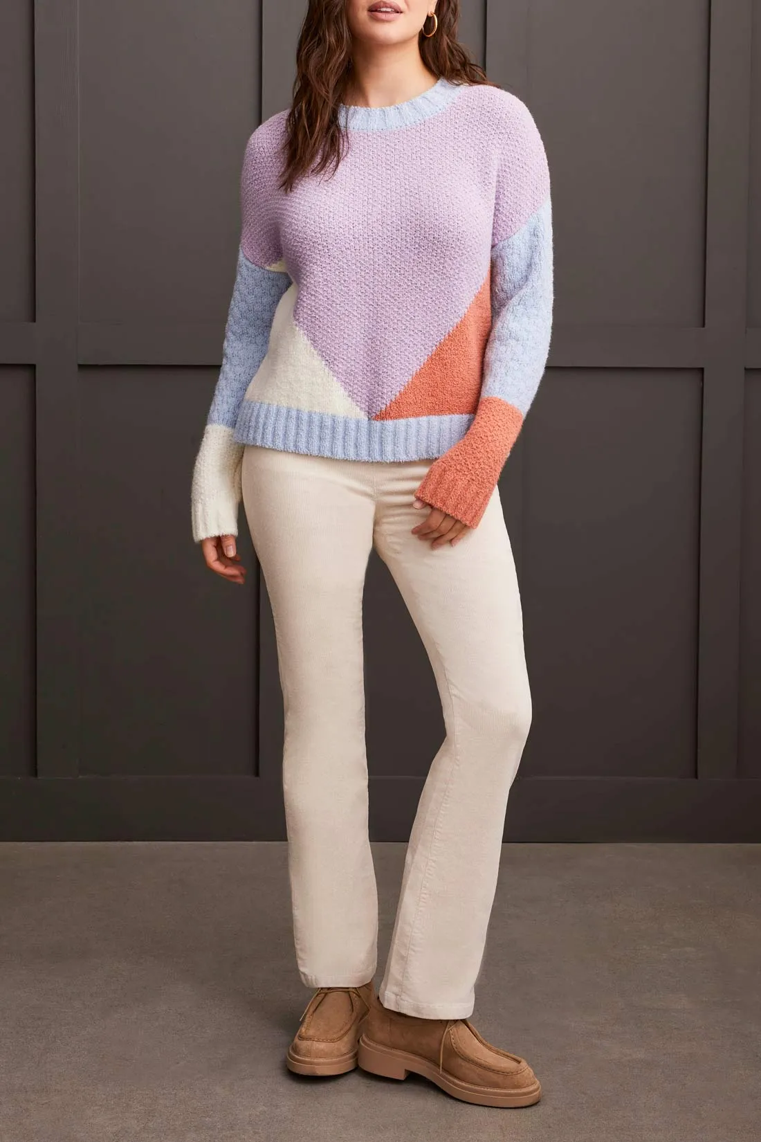 Orchid Colorblock Slweater