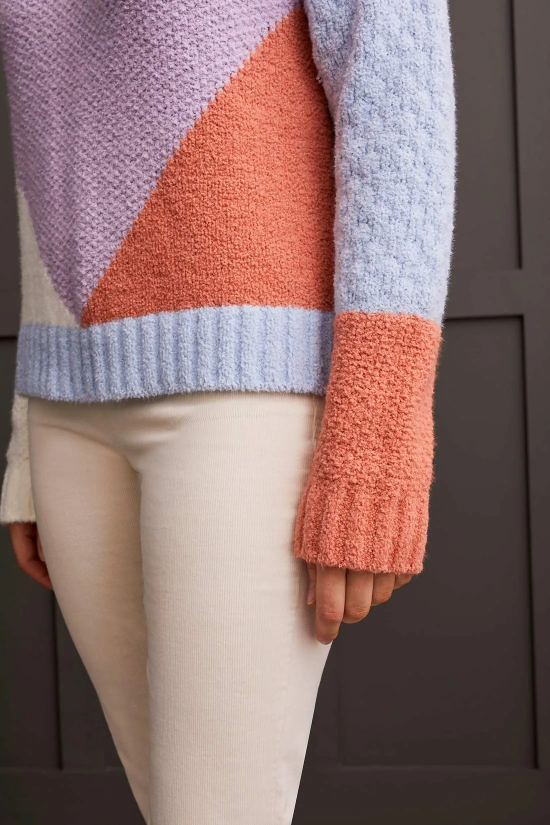Orchid Colorblock Slweater