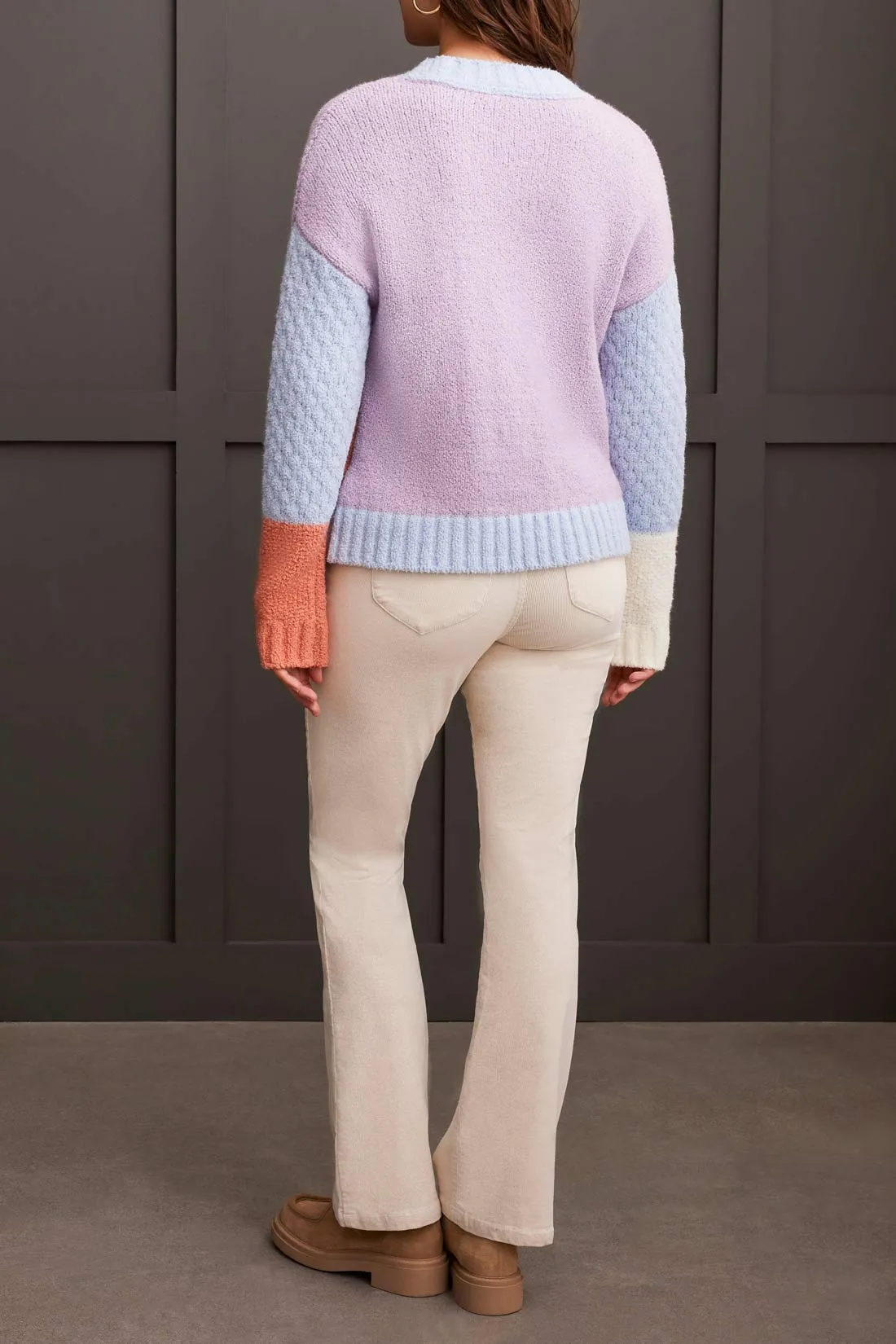 Orchid Colorblock Slweater