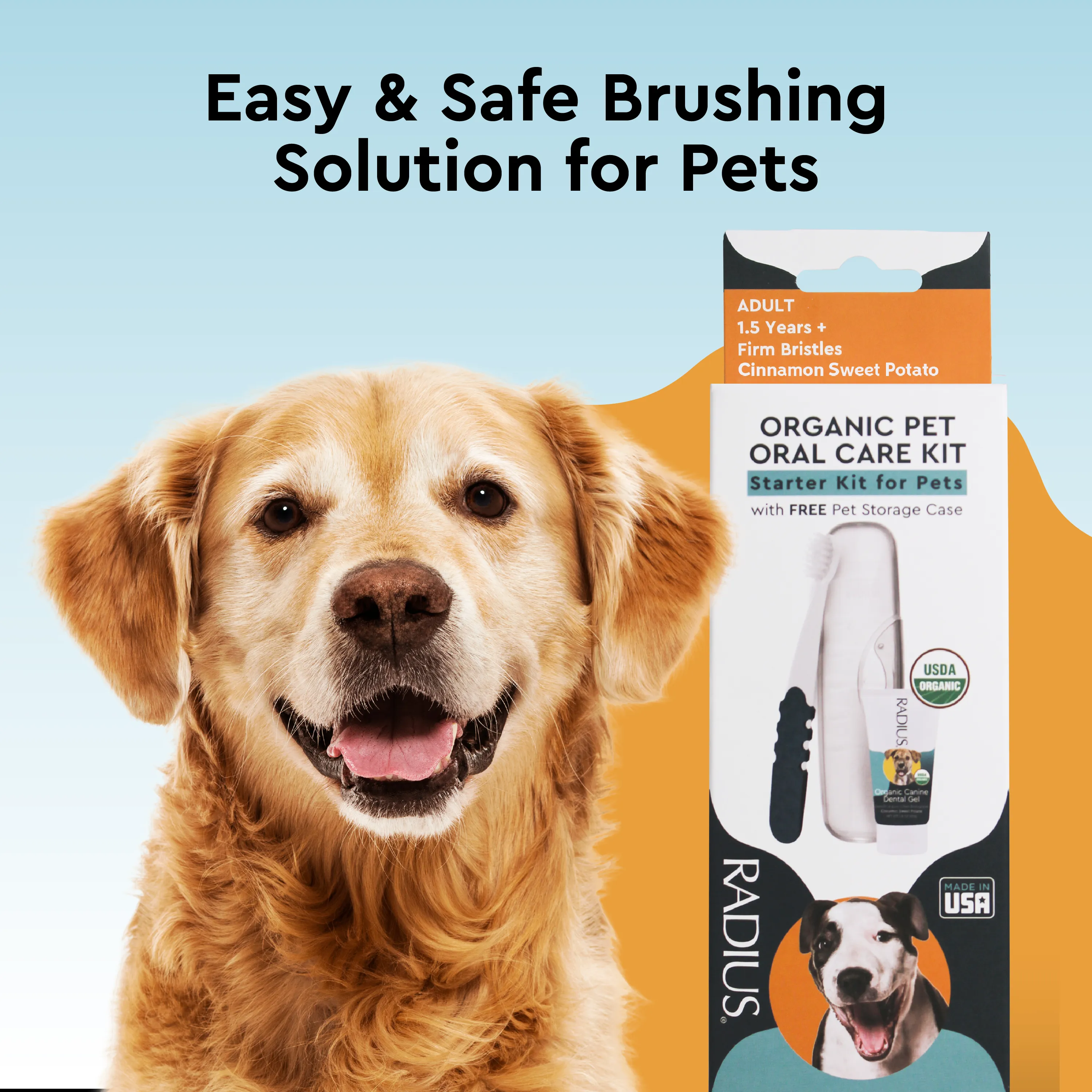 Organic Canine Dental Kit with FREE Critter Case
