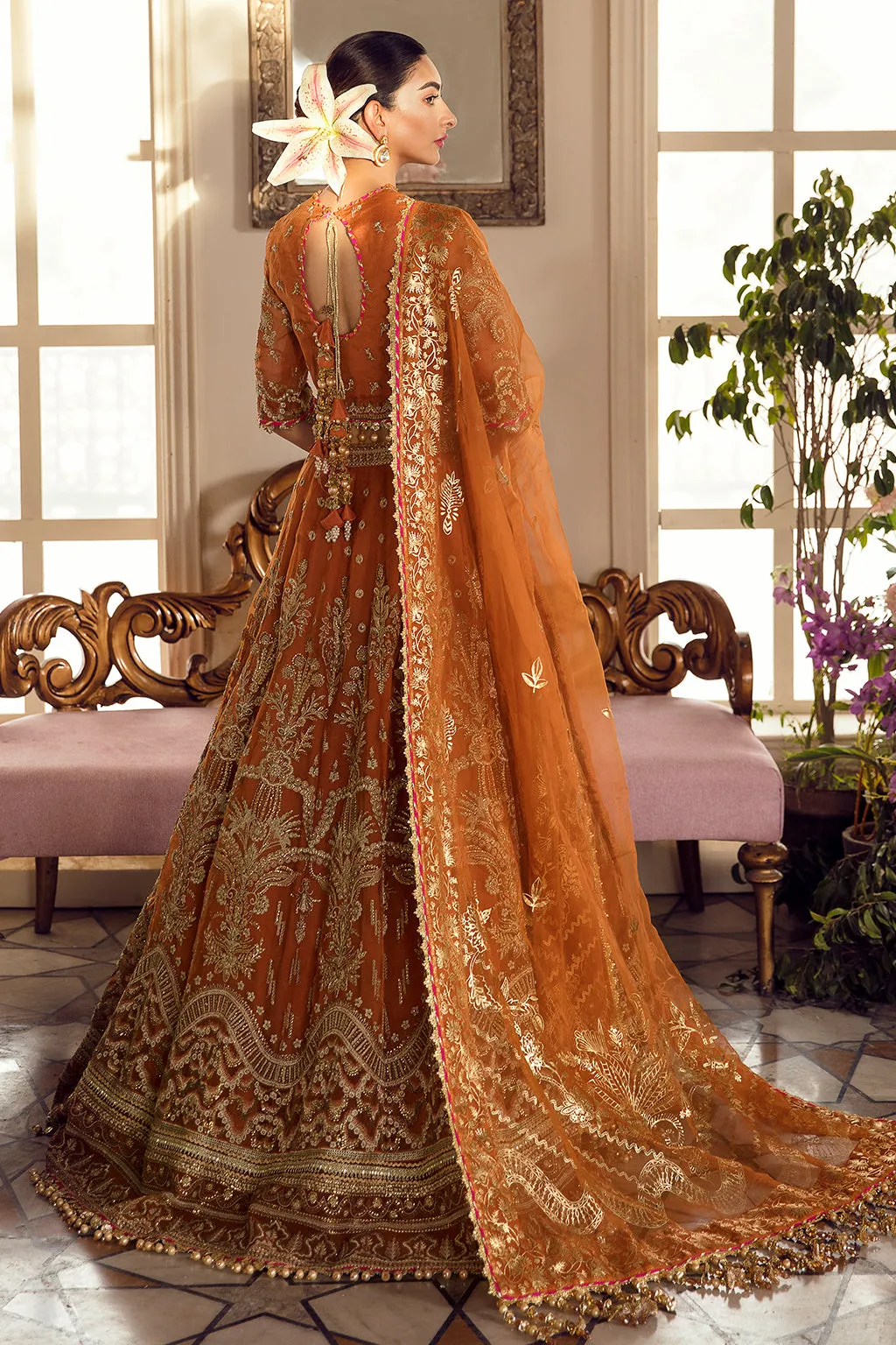 ORIANA | Afrozeh La Fuchsia Wedding Edition 2022 | Unstitched Embroidered Organza Suits