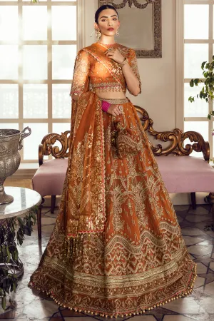 ORIANA | Afrozeh La Fuchsia Wedding Edition 2022 | Unstitched Embroidered Organza Suits