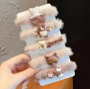 Owl Warmth Scrunchies (Set of 5)