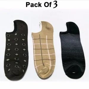 Pack of 3 Men's Socks Low Cut Value Pack - KL-03