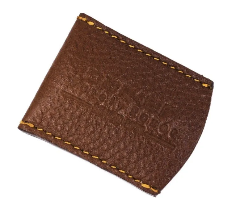 Parker Double Edge  Safety Razor Leather Travel Cover - Brown