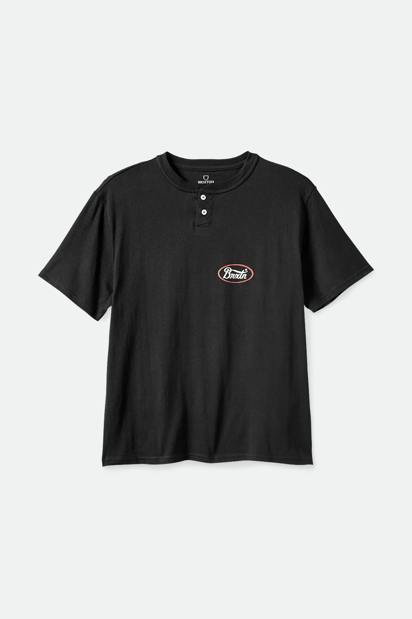 Parson S/S Henley Knit - Black/Black