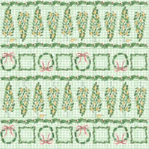 Partridge in Pear Tree Paper Placemats