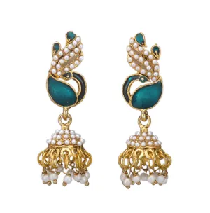 Peacock Design Jhumki Earring