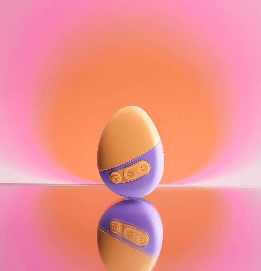 Pep Compact Travel-Friendly Sex Toy: Melon/Violet