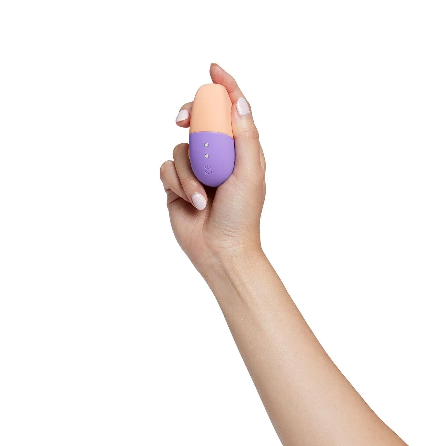 Pep Compact Travel-Friendly Sex Toy: Melon/Violet