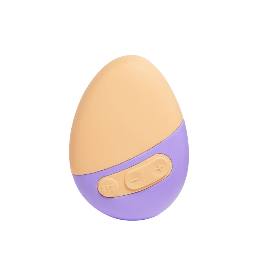 Pep Compact Travel-Friendly Sex Toy: Melon/Violet