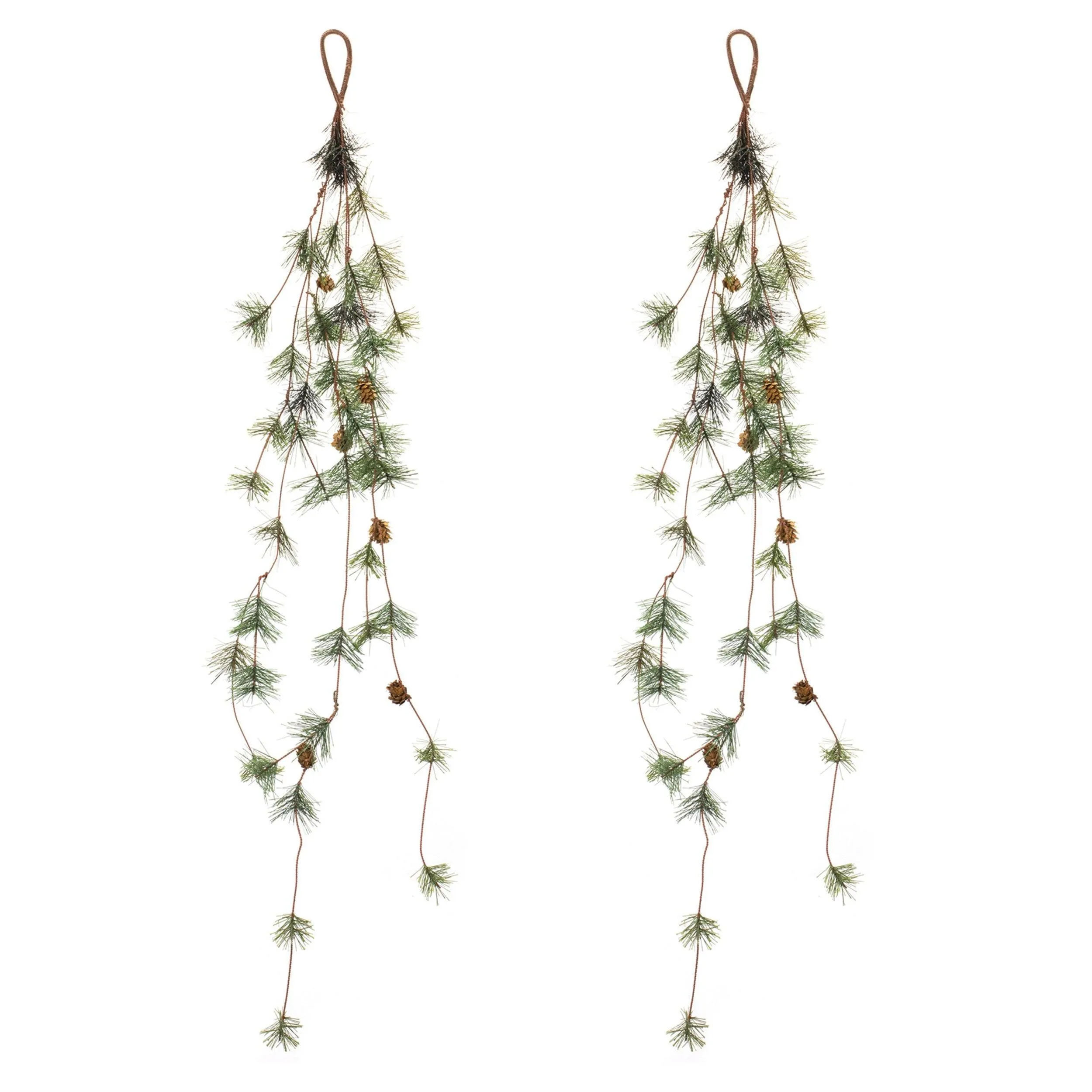 Pine Cone Twig Garland (Set of 2)