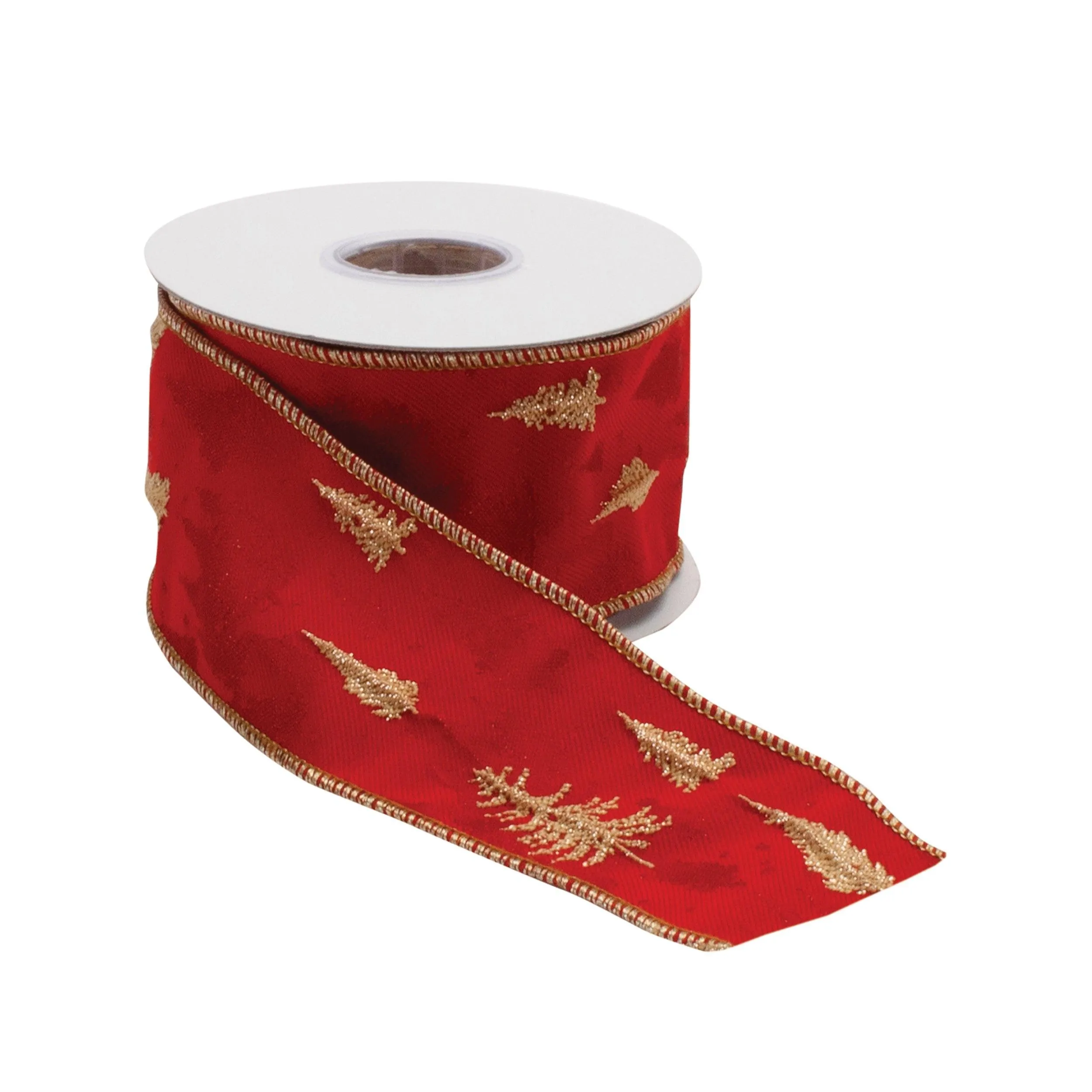Pine Tree Holiday Ribbon (Set of 2)