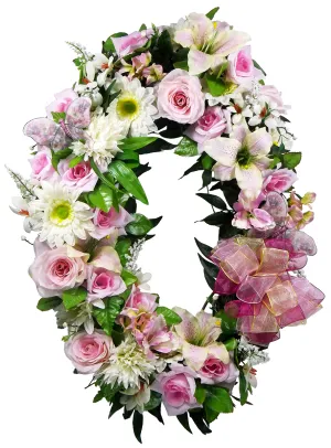 Pink Rose Spring Grapevine