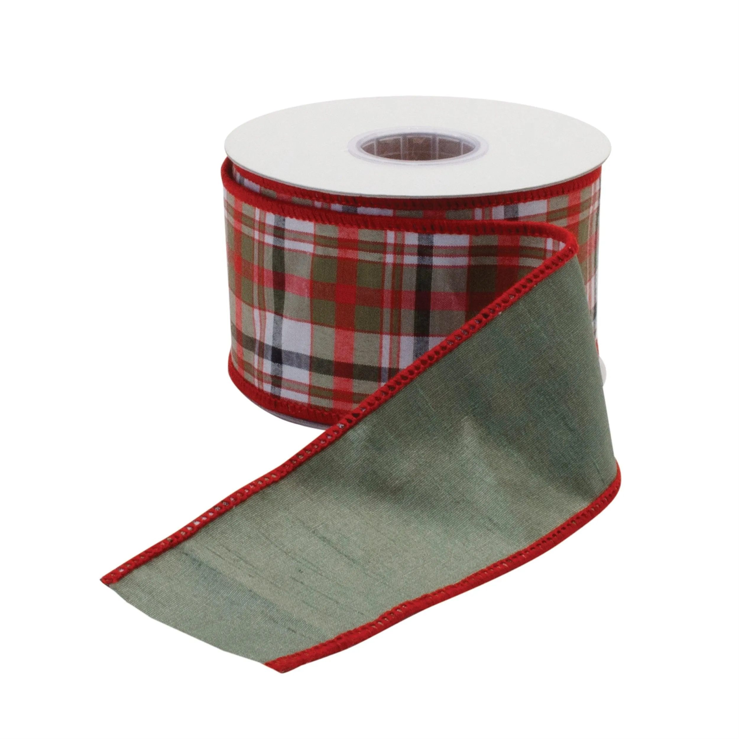 Plaid Holiday Ribbon (Set of 2)