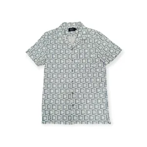 Polo Men's Pjc Ss Printed Shirt Aqua