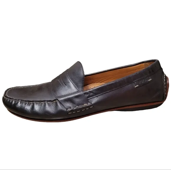 POLO Ralph Lauren Daniels Leather Penny Loafer Driving Mocassin Men's Size 13 D