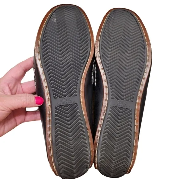 POLO Ralph Lauren Daniels Leather Penny Loafer Driving Mocassin Men's Size 13 D