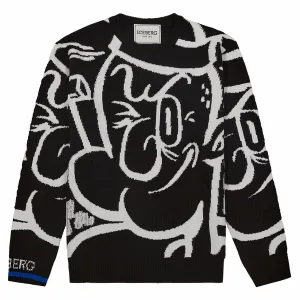 Popeye Wink Knit - Black