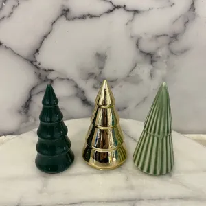 Porcelain Christmas Tree - 3 1/2"