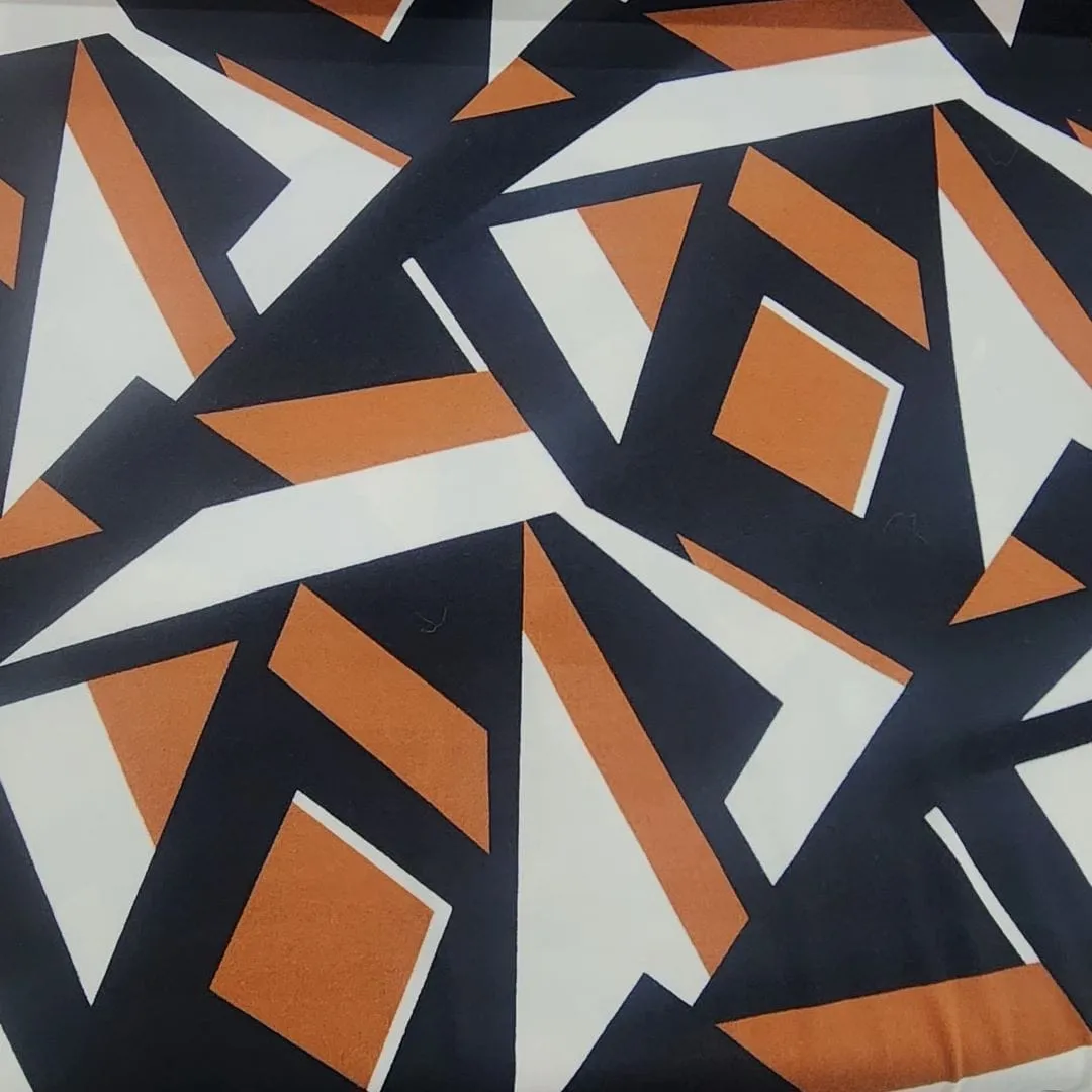Printed Dty Brushed Fabric 150cm Rust