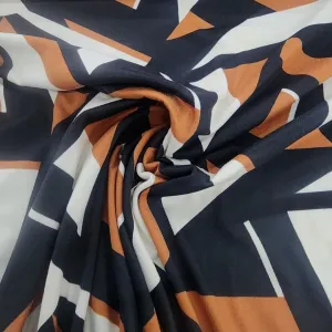 Printed Dty Brushed Fabric 150cm Rust