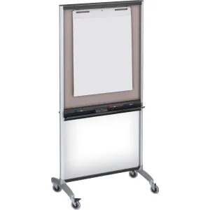 Quartet® 3-In-1 Total Erase®Easel, Whiteboard, Display, Room Divider, 33" x 39"