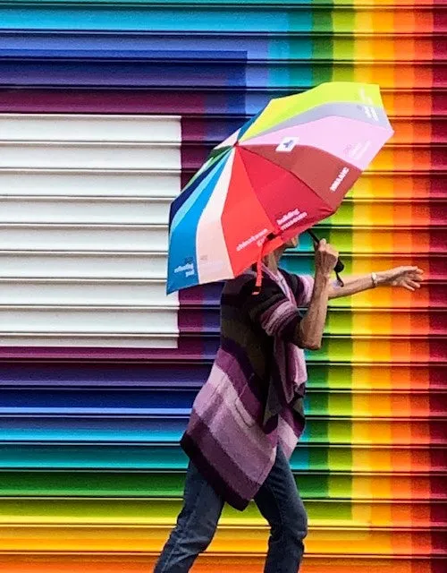 "Colors of Washington" Travel Umbrella