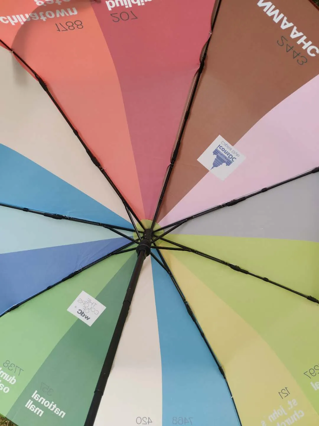"Colors of Washington" Travel Umbrella