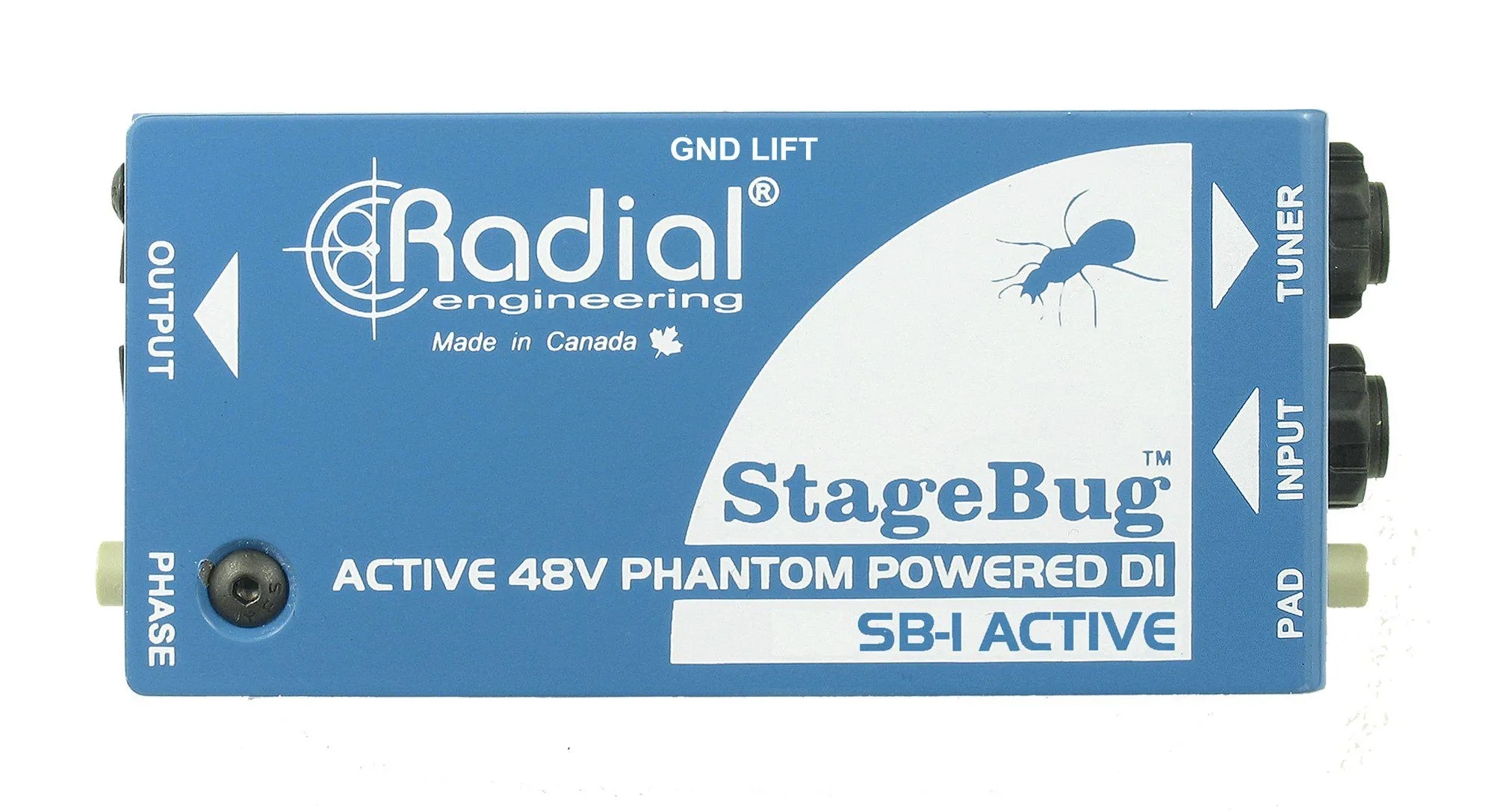 Radial Stagebug SB-1 Acoustic Compact Active DI for Acoustic Guitar and Bass