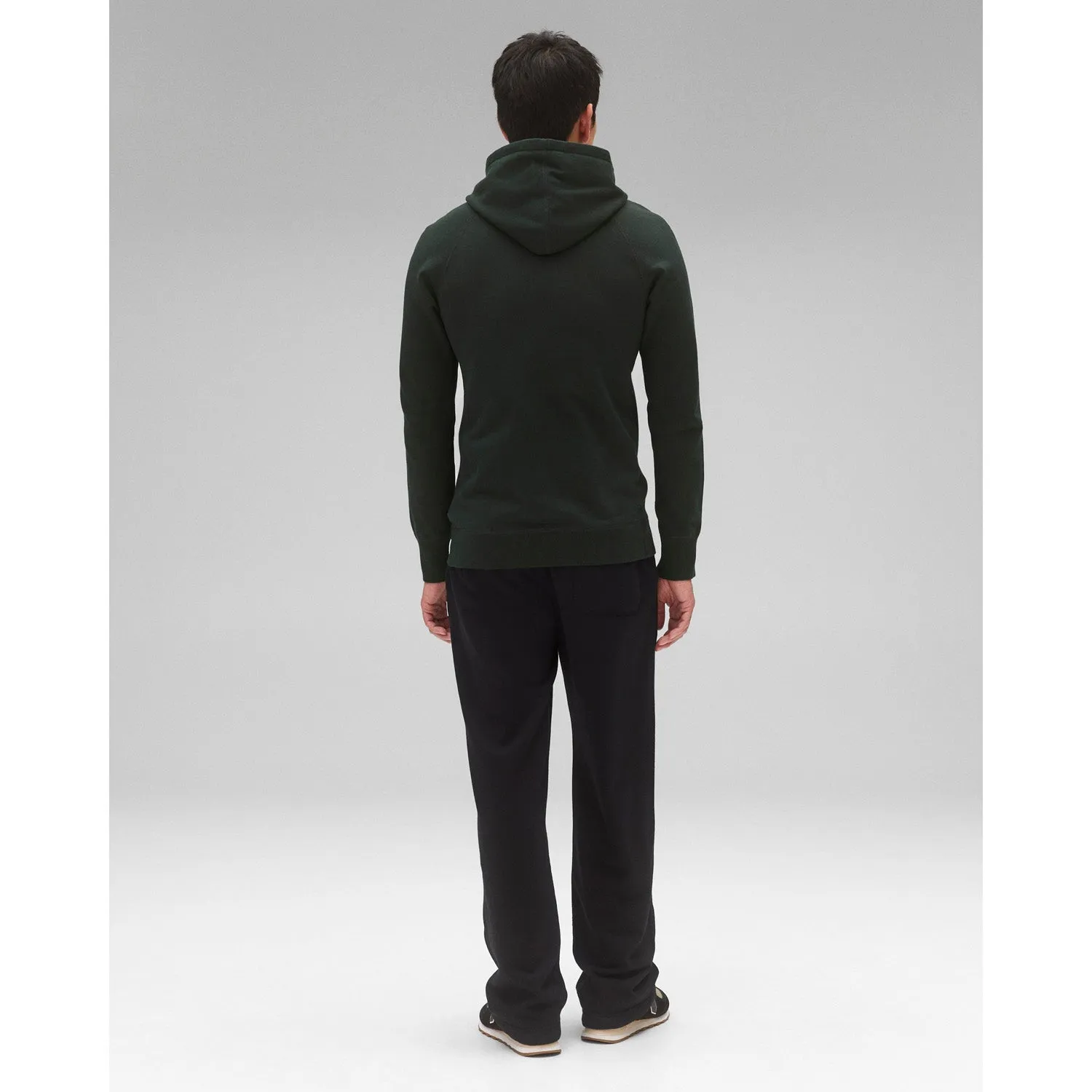 Reigning Champ Men's Knit Midweight Terry Slim Hoodie Petrol RC-3991-PET