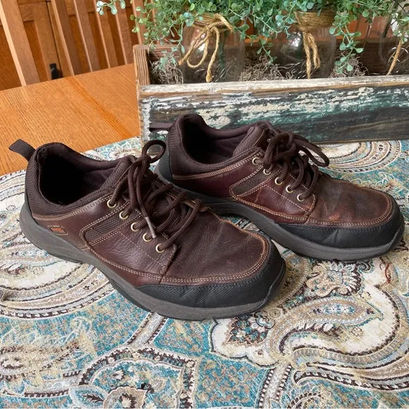 Rockport Walkability Men's We're Rockin Moc Front Brown Leather Sneaker 9.5 M