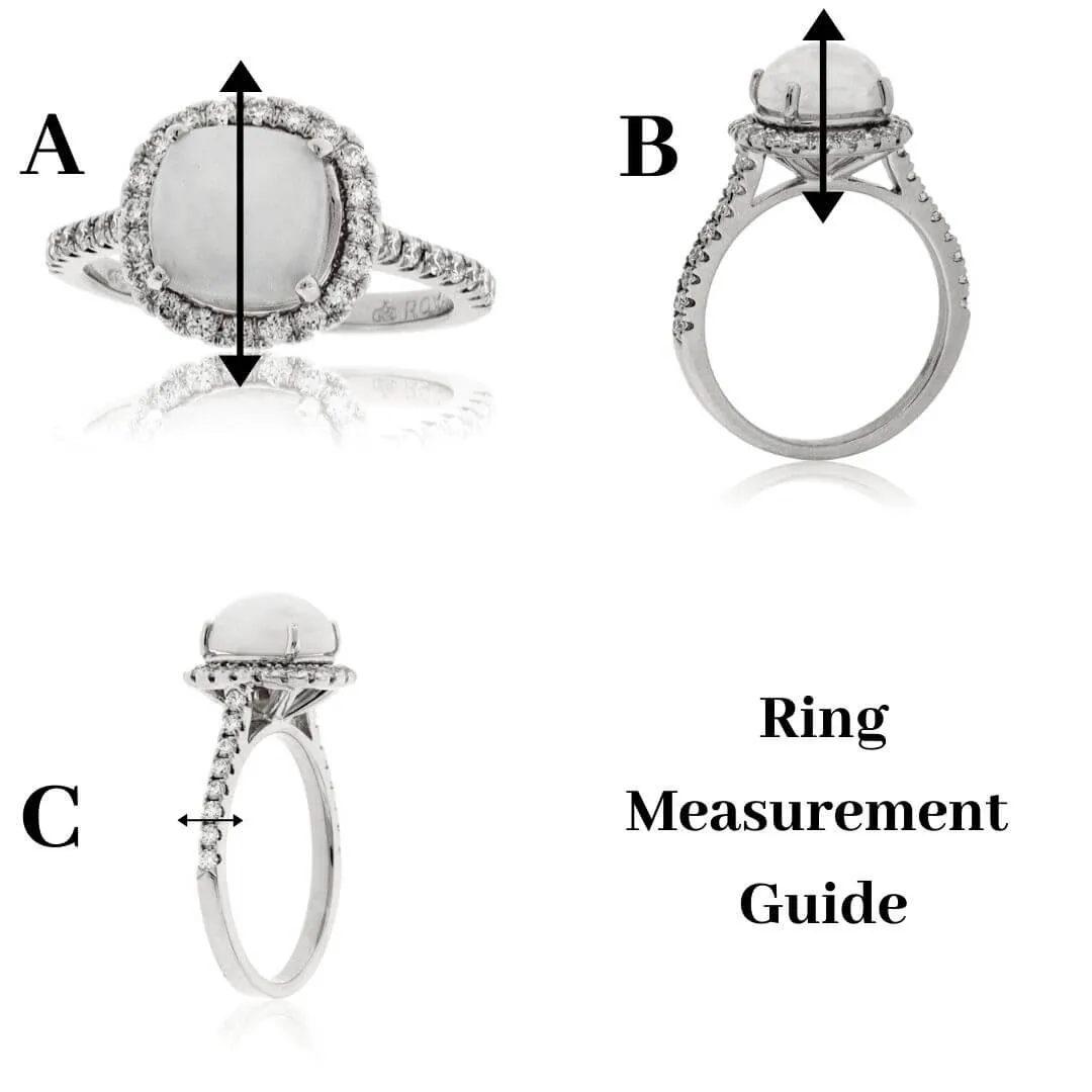 Rose Gold Forget Me Knot Diamond Ring