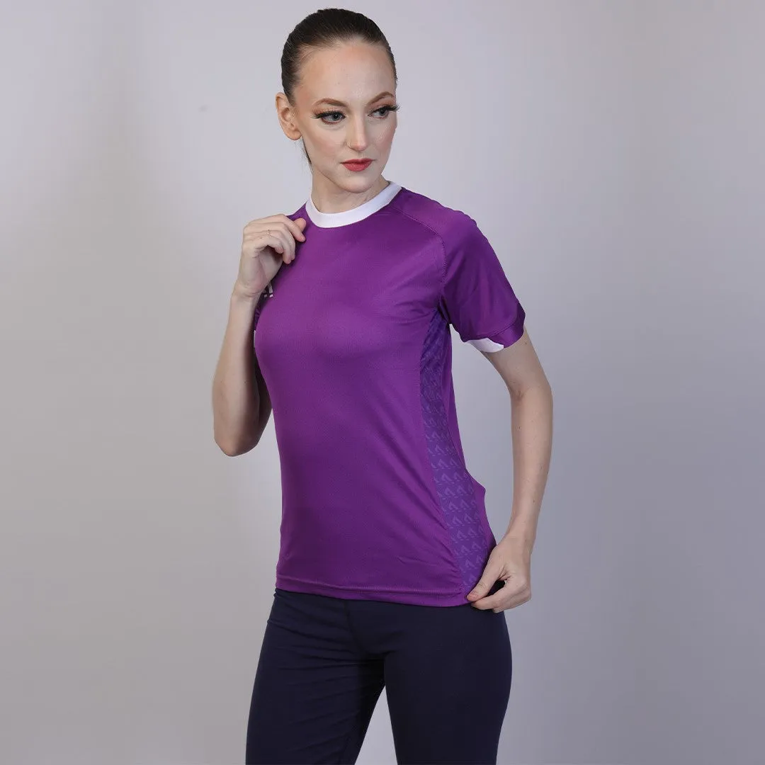 Round Neck T-Shirt (Purple)