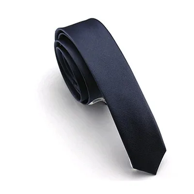Silk Slim Skinny Solid Tie