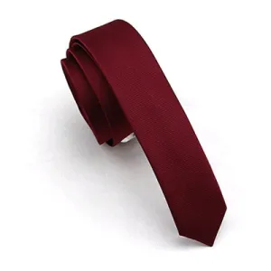 Silk Slim Skinny Solid Tie