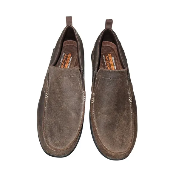 Skechers Relaxed Fit Harper-Forde Dark Brown Loafer Men's Size 11.5