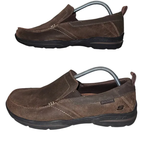 Skechers Relaxed Fit Harper-Forde Dark Brown Loafer Men's Size 11.5