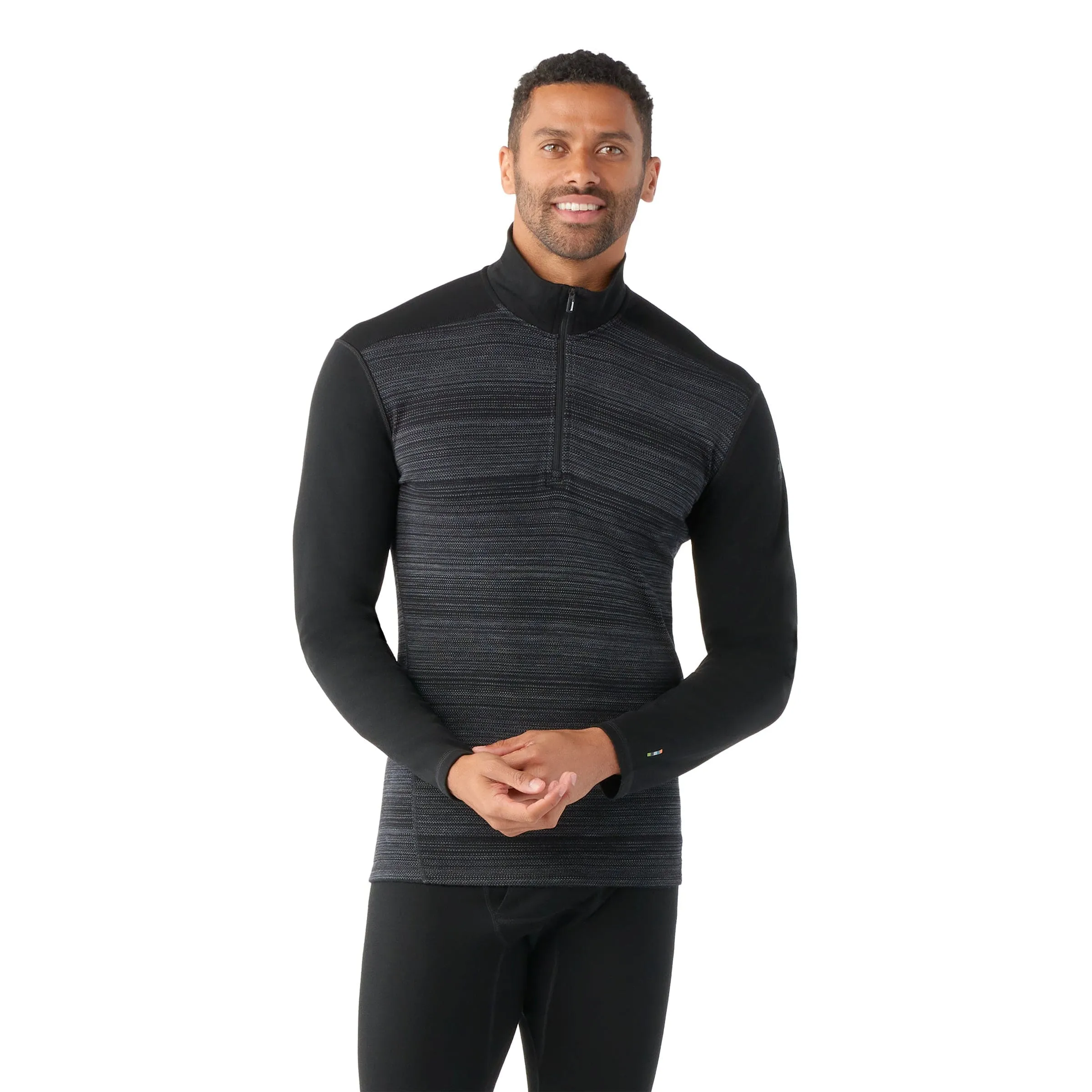 Smartwool Mens Classic Thermal Merino Base Layer 1/4 Zip