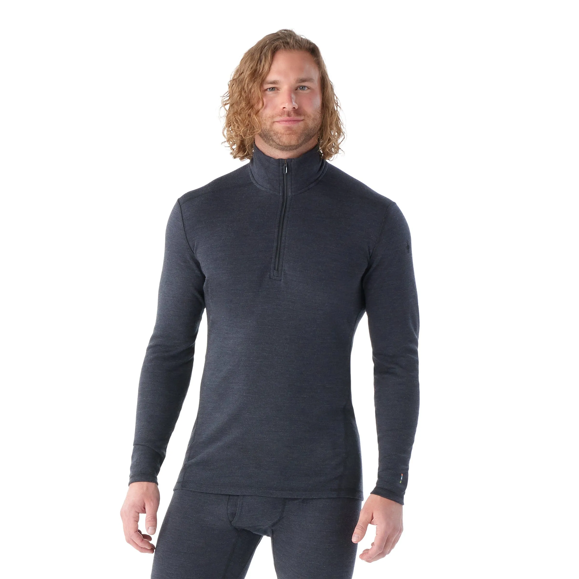 Smartwool Mens Classic Thermal Merino Base Layer 1/4 Zip