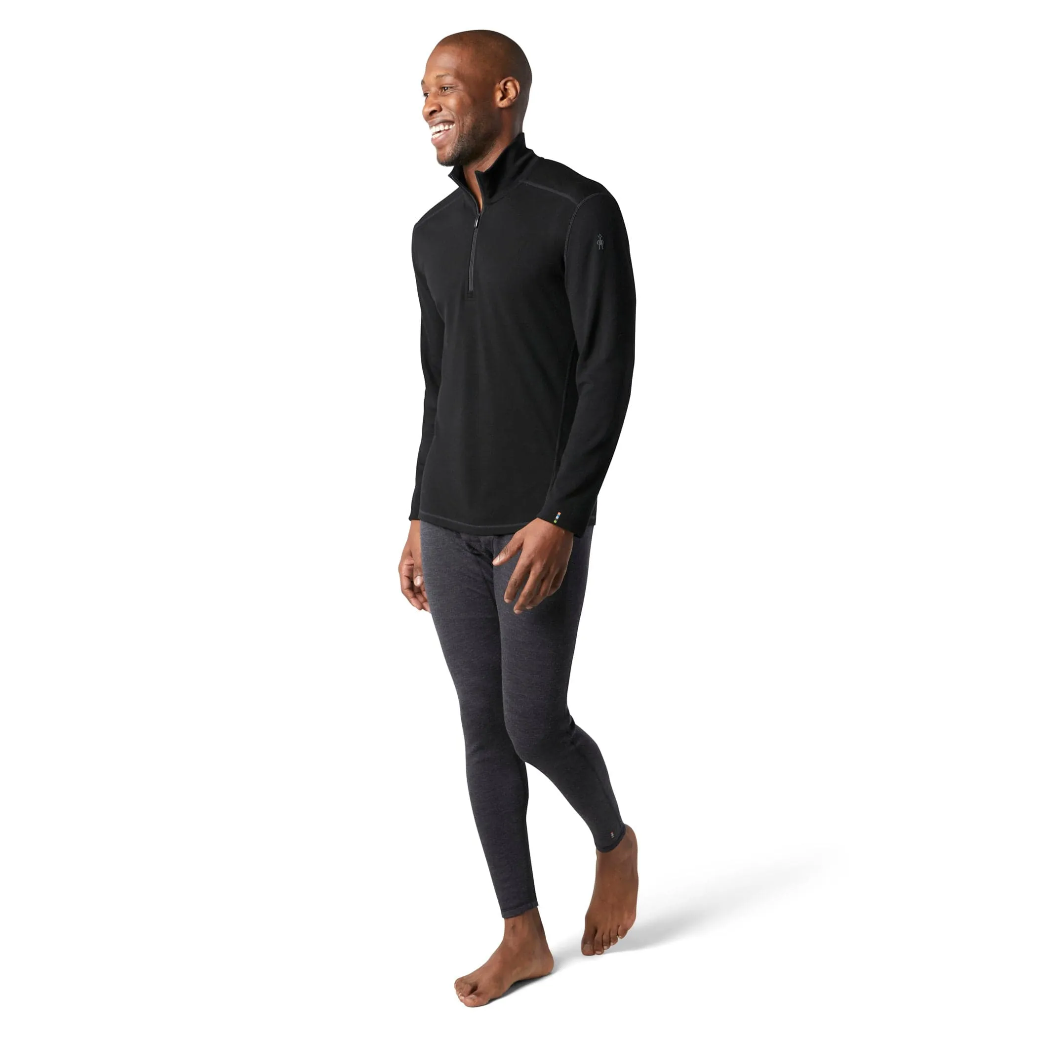 Smartwool Mens Classic Thermal Merino Base Layer 1/4 Zip